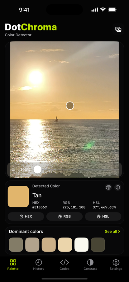 DotChroma on iPhone